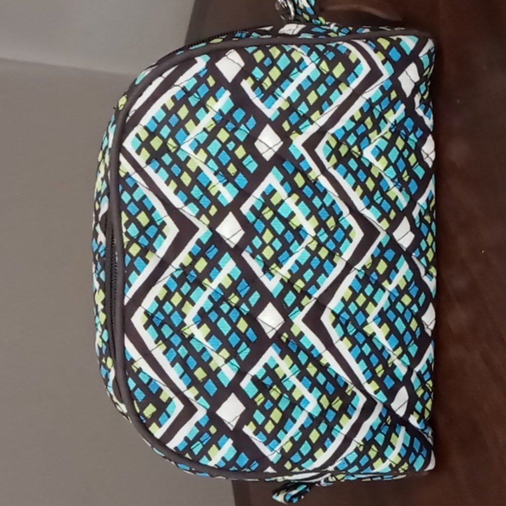 Vera Bradley Rain Forest Make Up/Cosmetic Bag - Picture 2 of 5